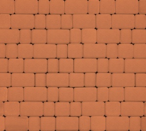 Тротуарная плитка 40мм гладкая, оранжевая, Инсбрук Альт