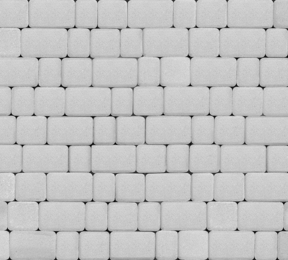 Тротуарная плитка 60мм гладкая, белая, Инсбрук Альт