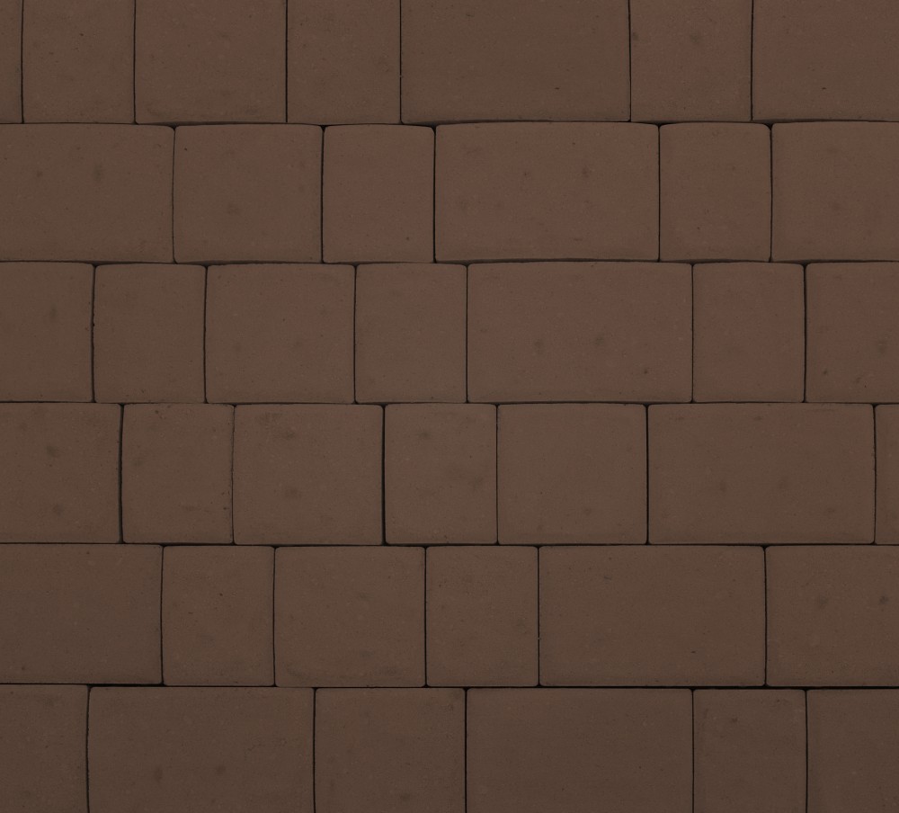 Тротуарная плитка 60мм гладкая, коричневая, Инсбрук Инн