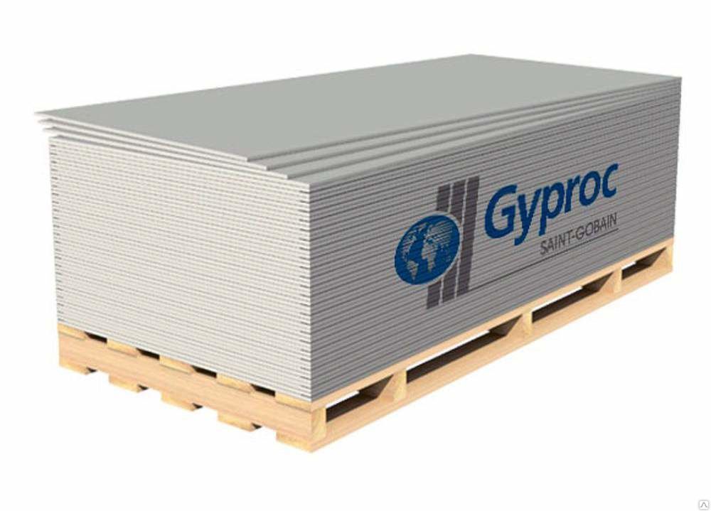 ГКЛ Gyproc 12.5мм